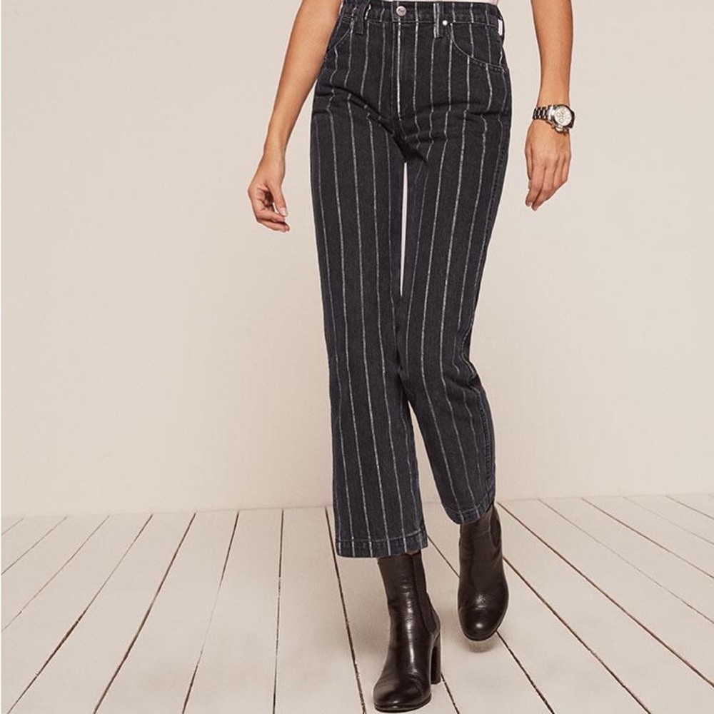Reformation Roper Jeans Striped